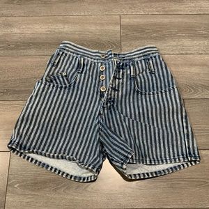 Vintage High Waist STEEL Jeans shorts